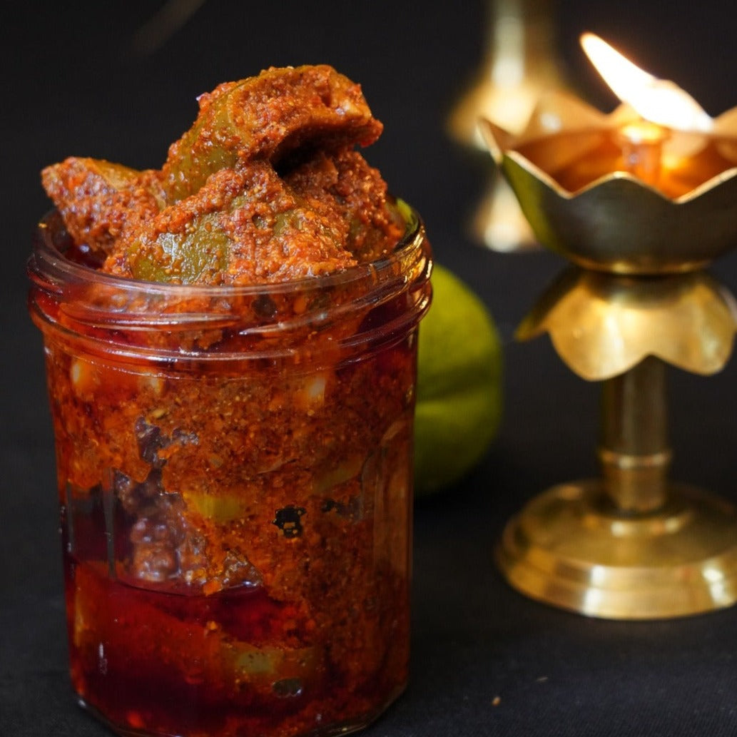 Aavakaya-Raw Mango Pickle